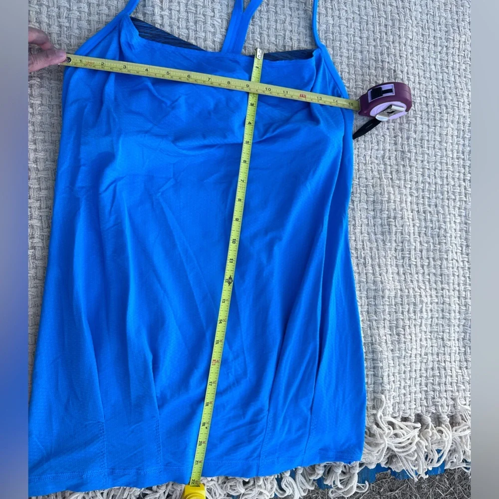 LULULEMON Women's Blue Spaghetti Strap Top - Picture 9 of 10